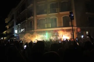 Correfocs en el centro de Dénia 20