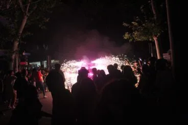 Correfocs en el centro de Dénia 4