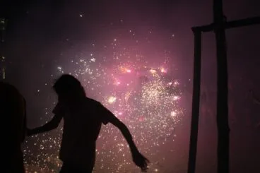 Correfocs en el centro de Dénia 6