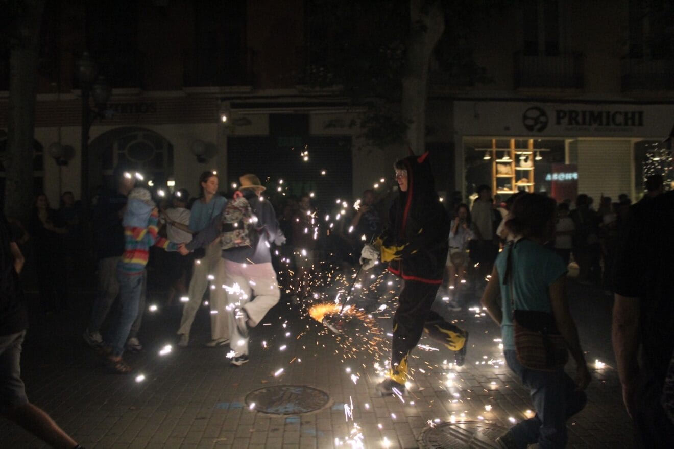 Correfocs en el centro de Dénia 9