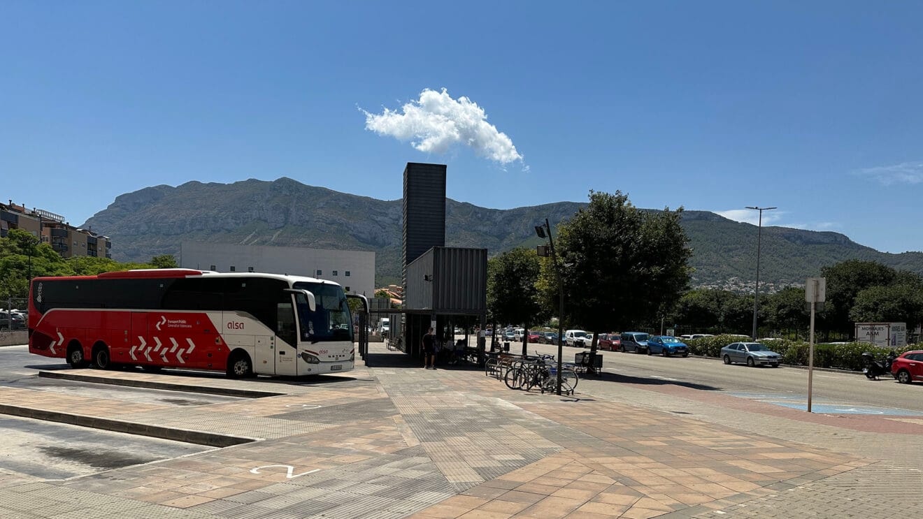 Estación de autobuses de Dénia (archivo)