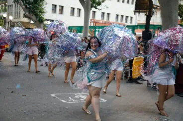 El viento azota a los participantes