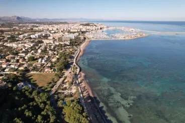 les rotes de denia desde el aire