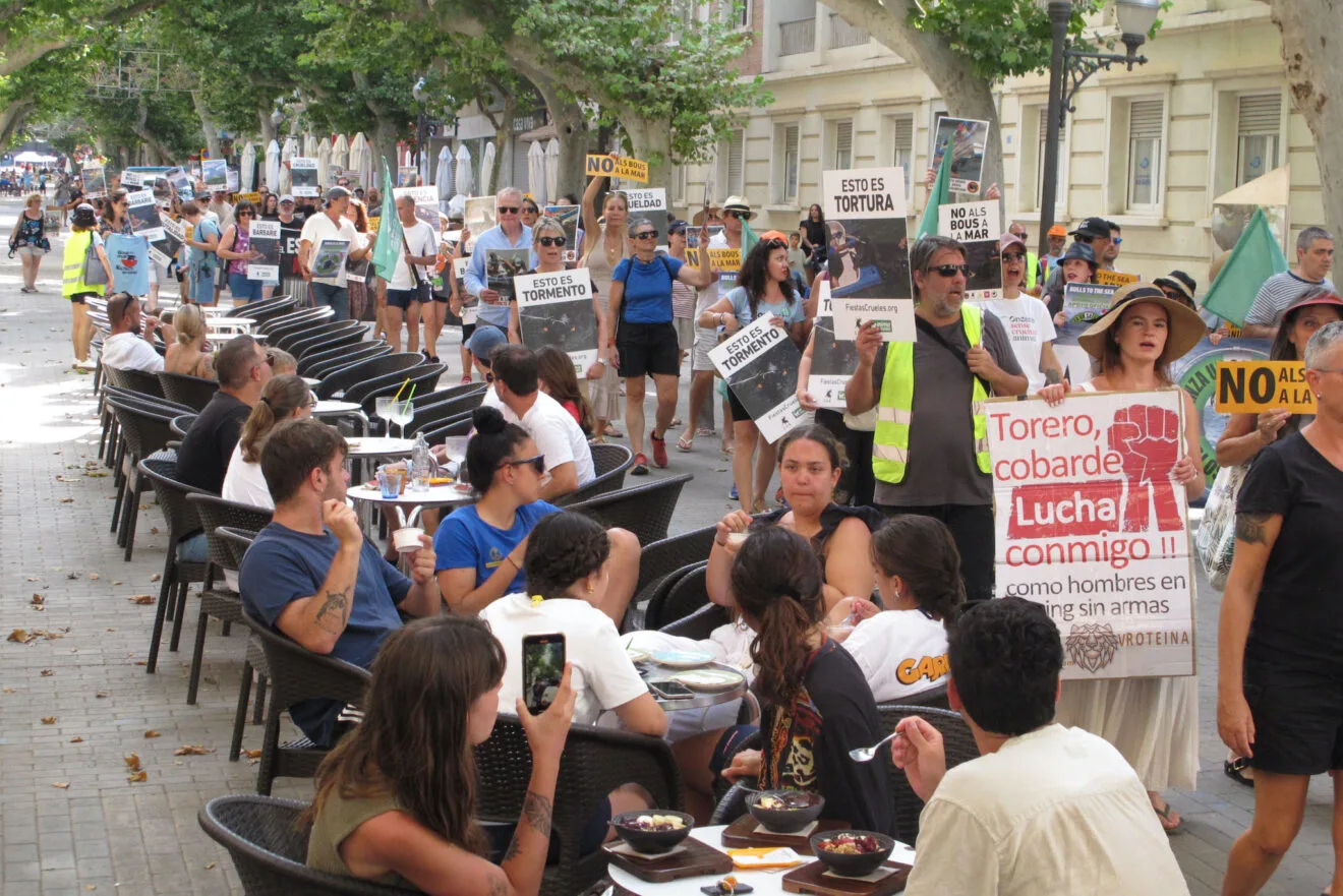 Manifestación contra los Bous a la Mar en Dénia 23
