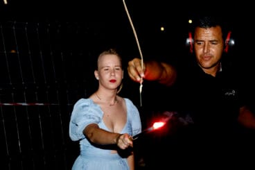 Mascletà nocturna de las Fiestas de Dénia 1