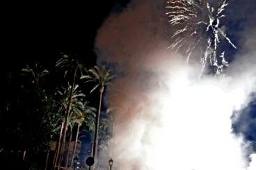 Mascletà nocturna de las Fiestas de Dénia 14