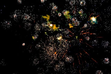 Mascletà nocturna de las Fiestas de Dénia 3