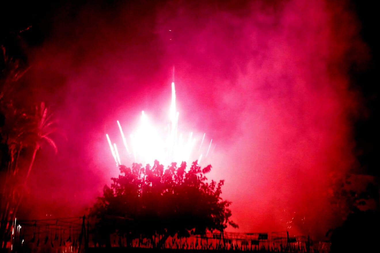Mascletà nocturna de las Fiestas de Dénia 8