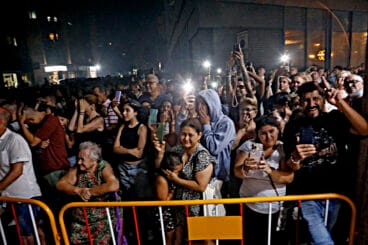 Mascletà nocturna de las Fiestas de Dénia 9