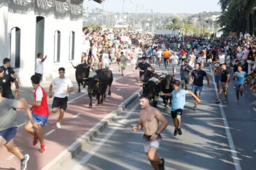 Primera entrada de toros de las fiestas de Dénia 2025
