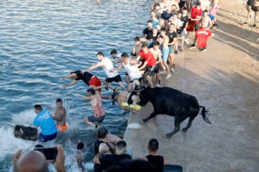Primera entrada de toros de las fiestas de Dénia 2025 47