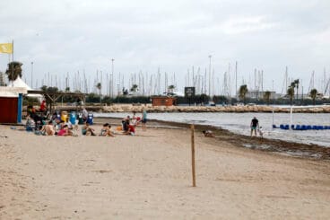 Primeras horas del temporal en Dénia en julio de 2025 03