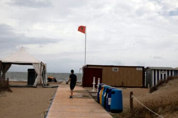 Primeras horas del temporal en Dénia en julio de 2025 05