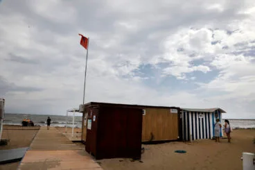 Primeras horas del temporal en Dénia en julio de 2025 06