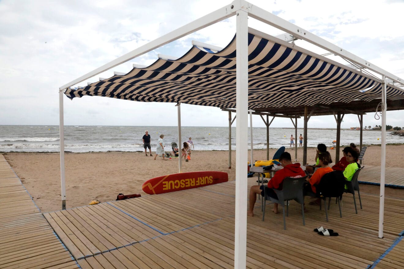 Primeras horas del temporal en Dénia en julio de 2025 07