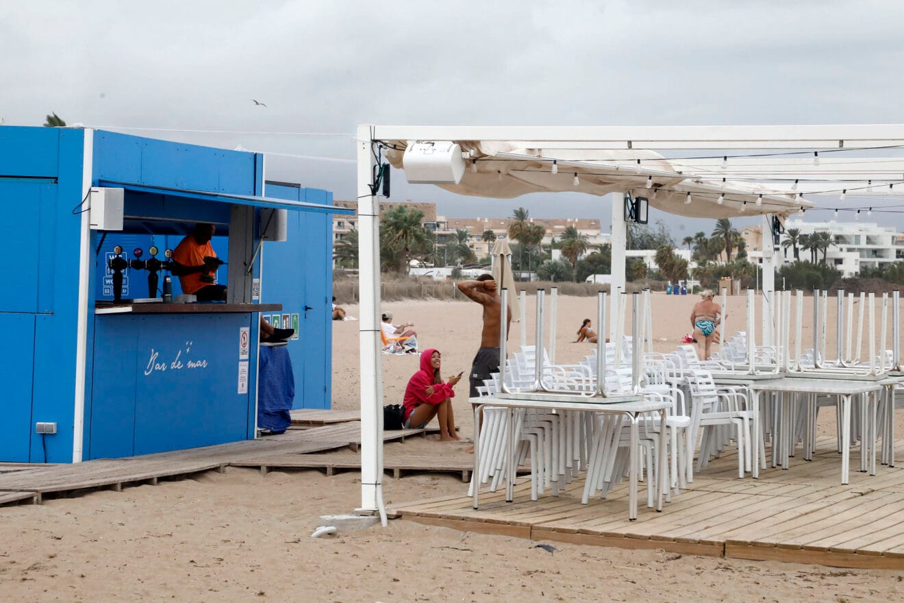 Primeras horas del temporal en Dénia en julio de 2025 12