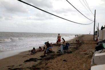 Primeras horas del temporal en Dénia en julio de 2025 14