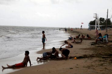 Primeras horas del temporal en Dénia en julio de 2025 17