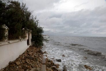 Primeras horas del temporal en Dénia en julio de 2025 18