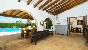 Segundo porche ideal para cenas al fresco