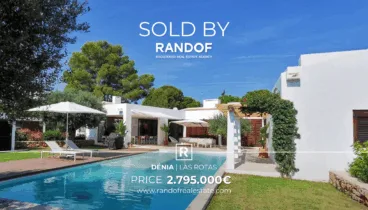 Villa en Dénia vendida por RANDOF Real Estate por 2.795.000€