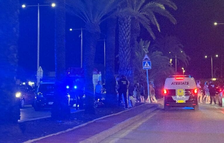 Atropello en la Calle Buenavista de Dénia