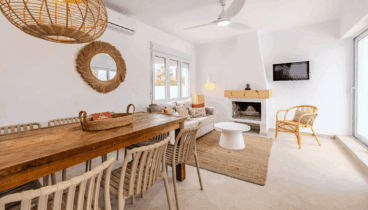 Comedor luminoso para comidas en grupo