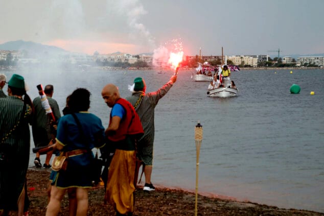 Imagen: Momento del desembarco