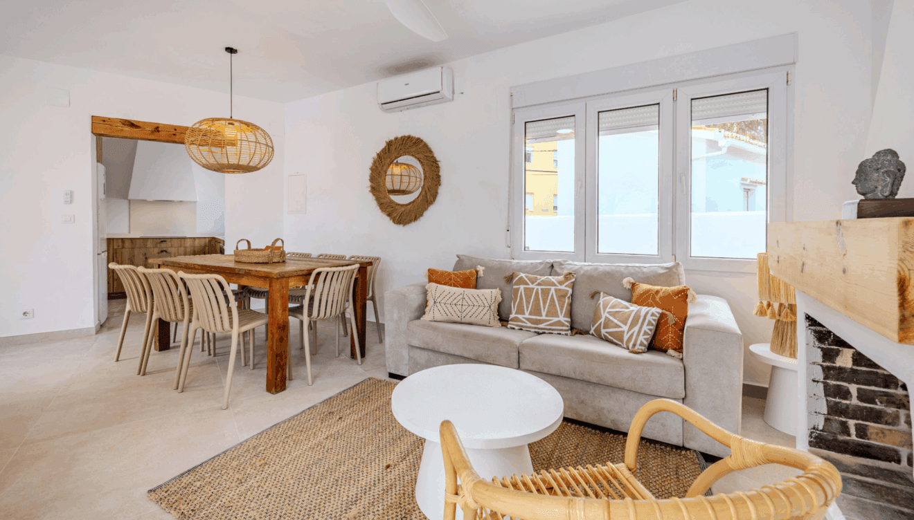 Salón comedor con ambiente familiar