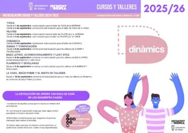 talleres de dinamics en denia para el curso 2025 2026