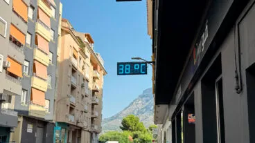 termometro en denia a 38oc
