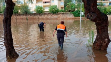 Calles bajo la lluvia en Dénia este septiembre 2025 14