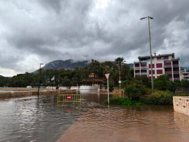 Calles bajo la lluvia en Dénia este septiembre 2025 24