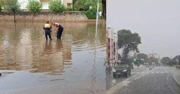 denia anegada por la tromba de agua