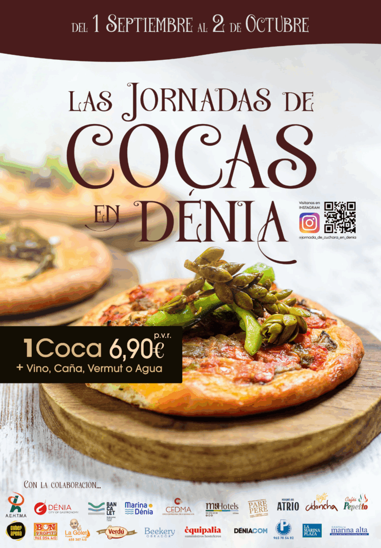 Disfruta las Jornadas de la Coca 2025 en Dénia