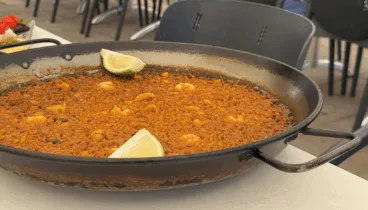 El auténtico arroz valenciano frente al mar