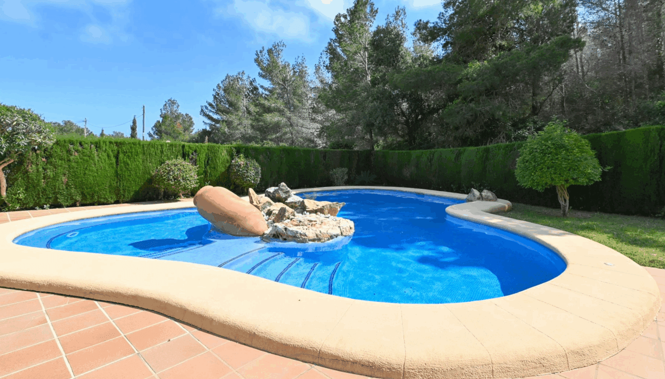 Espacio exterior ideal para disfrutar del atardecer