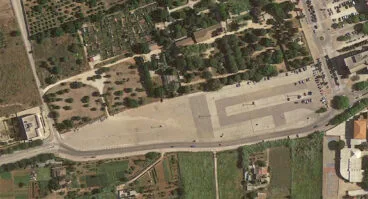 explanada de torrecremada desde el aire