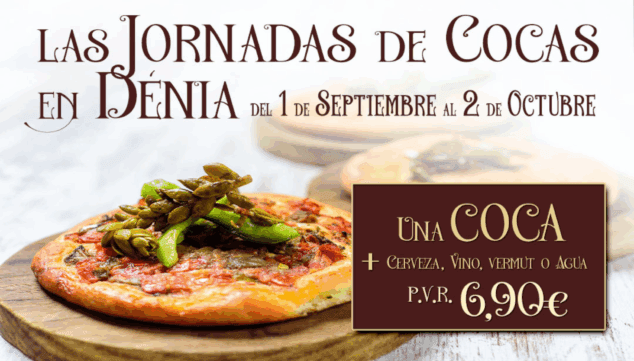 las jornadas de cocas en denia del 1 de septiembre al 2 de octubre