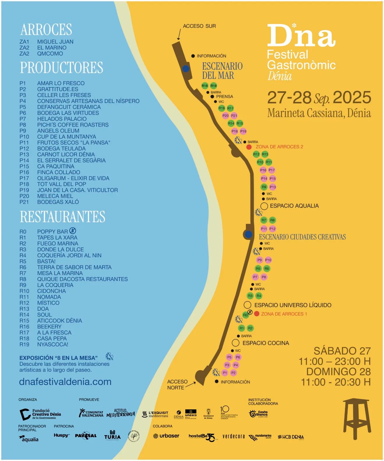 Mapa del Dna Festival 2025