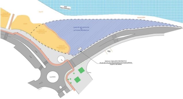 plano con la superficie de concesion