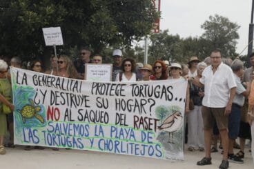 Protestas contra el proyecto Tamarindos en Dénia 1