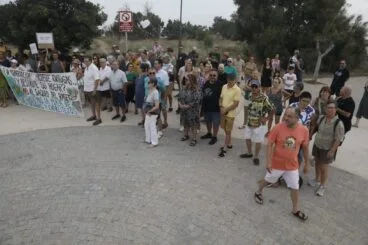 Protestas contra el proyecto Tamarindos en Dénia 2