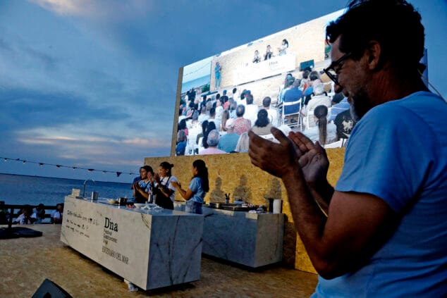 quique dacost durante el taller de clausura del dna festival este 2025