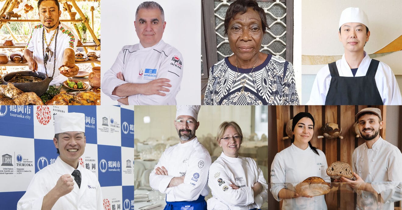 Representantes de las Ciudades Creativas de la Gastronomía por la UNESCO en el DNA de Dénia 2025