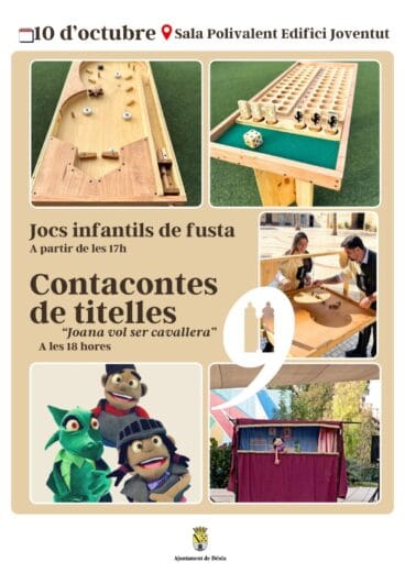 Actividades 9 octubre en Dénia