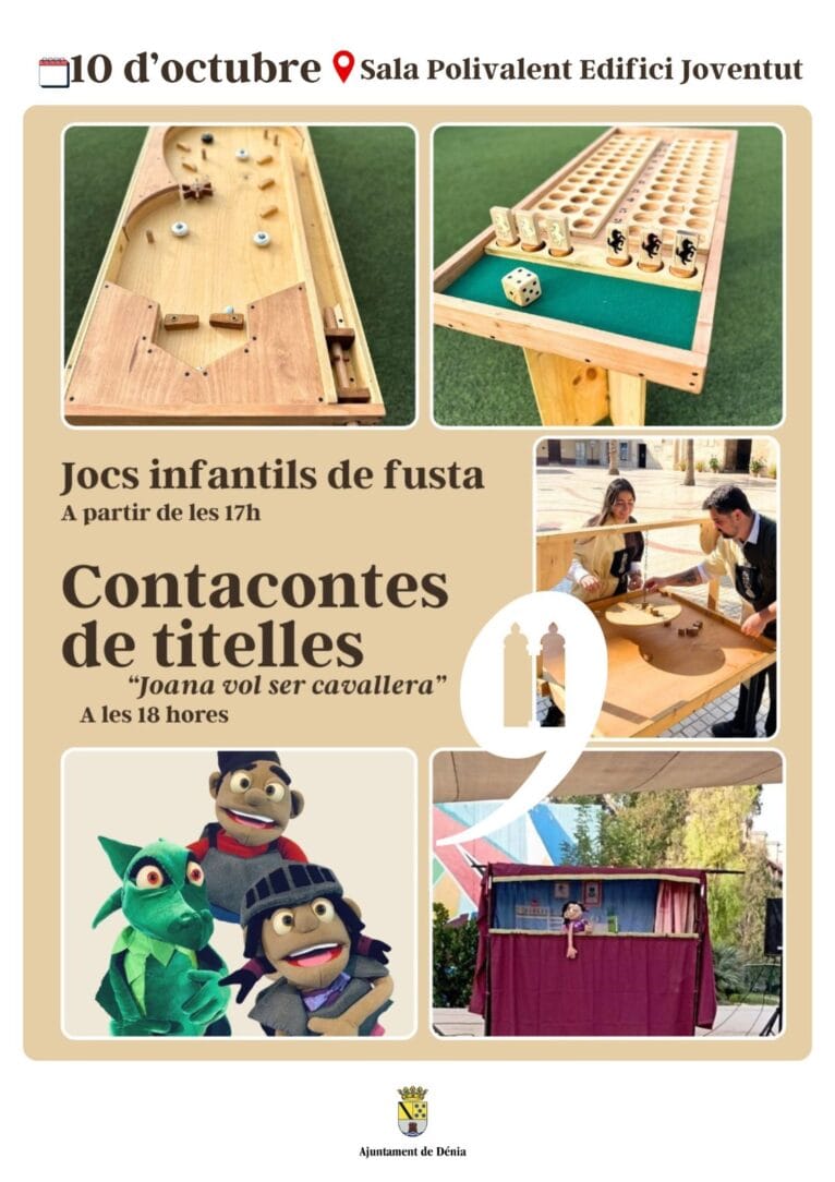 Actividades 9 octubre en Dénia