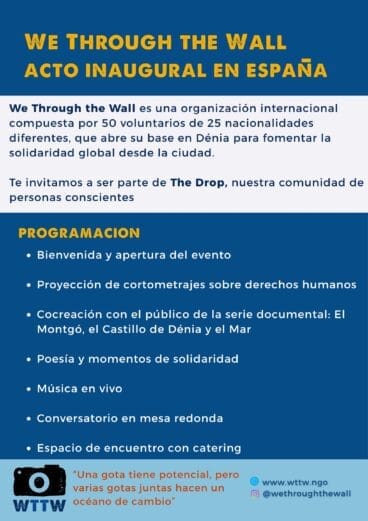 Acto inaugural en España