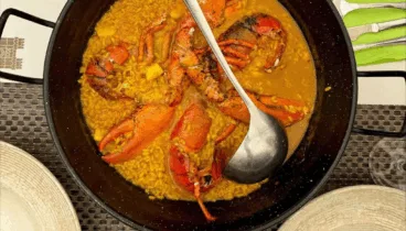 al mediodia degusta sus arroces de la casa