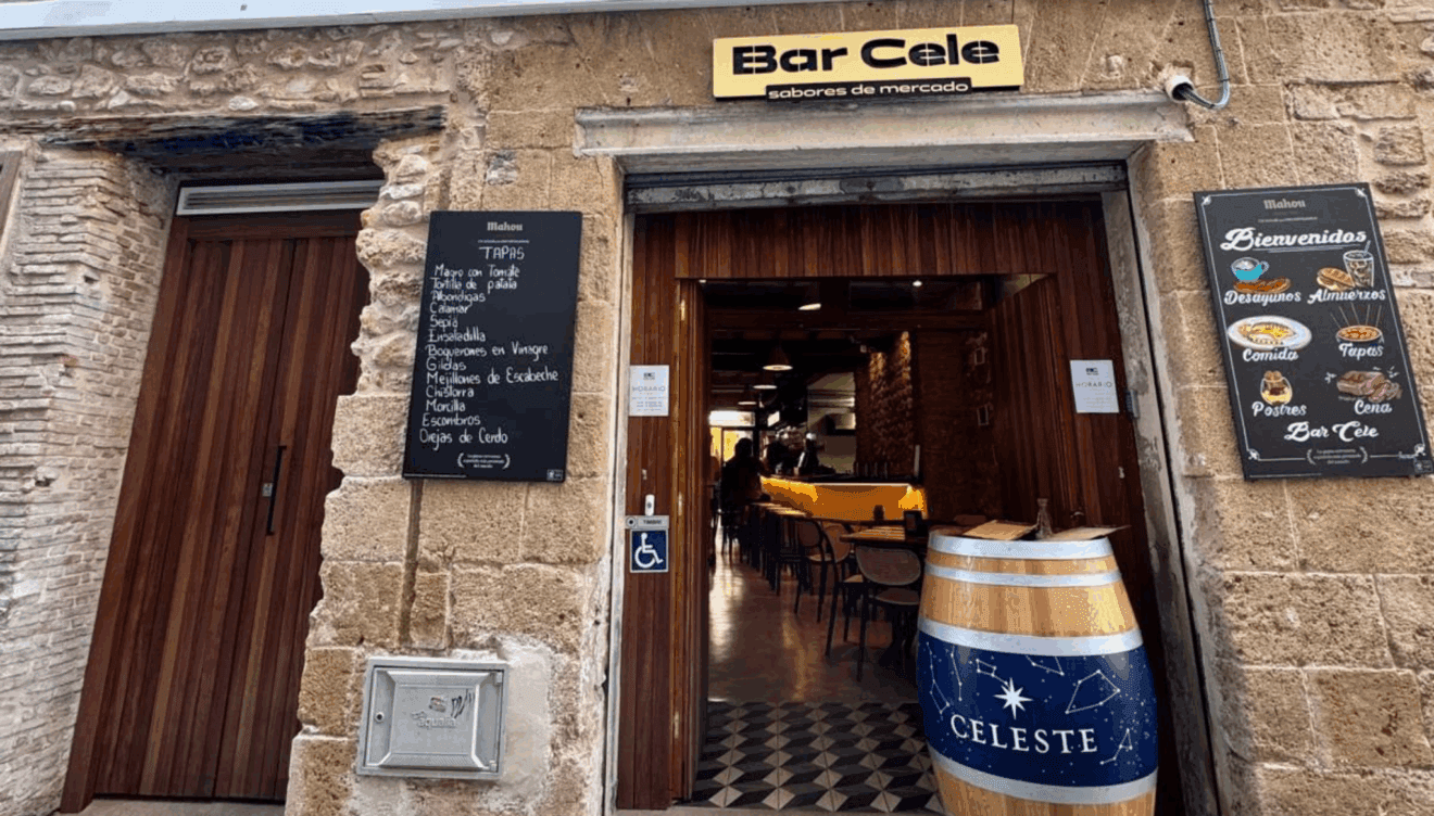 Bar Cele, sabores de mercado, espíritu de bar